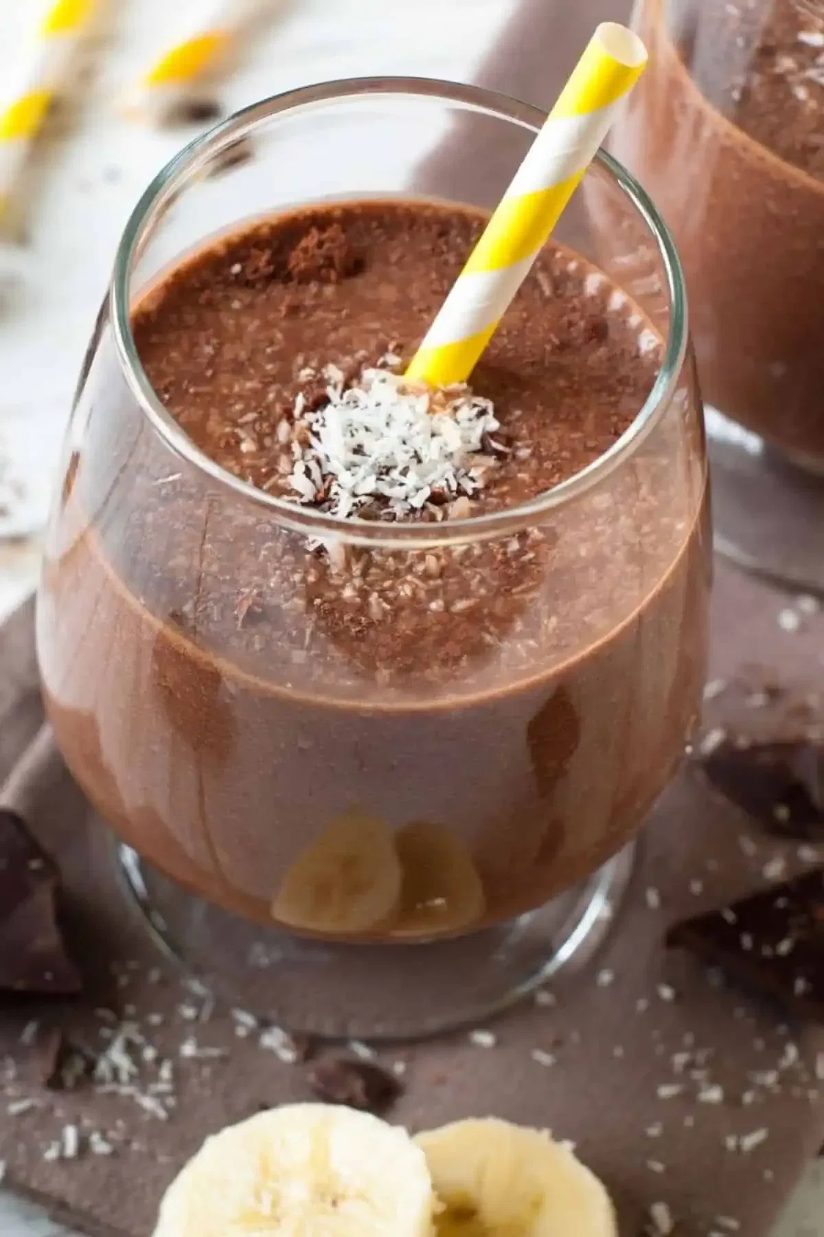 Chocolate Peanut Butter Banana Smoothie