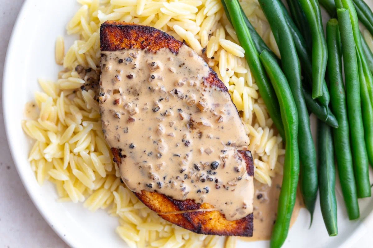 Creamy Peppercorn Tofu