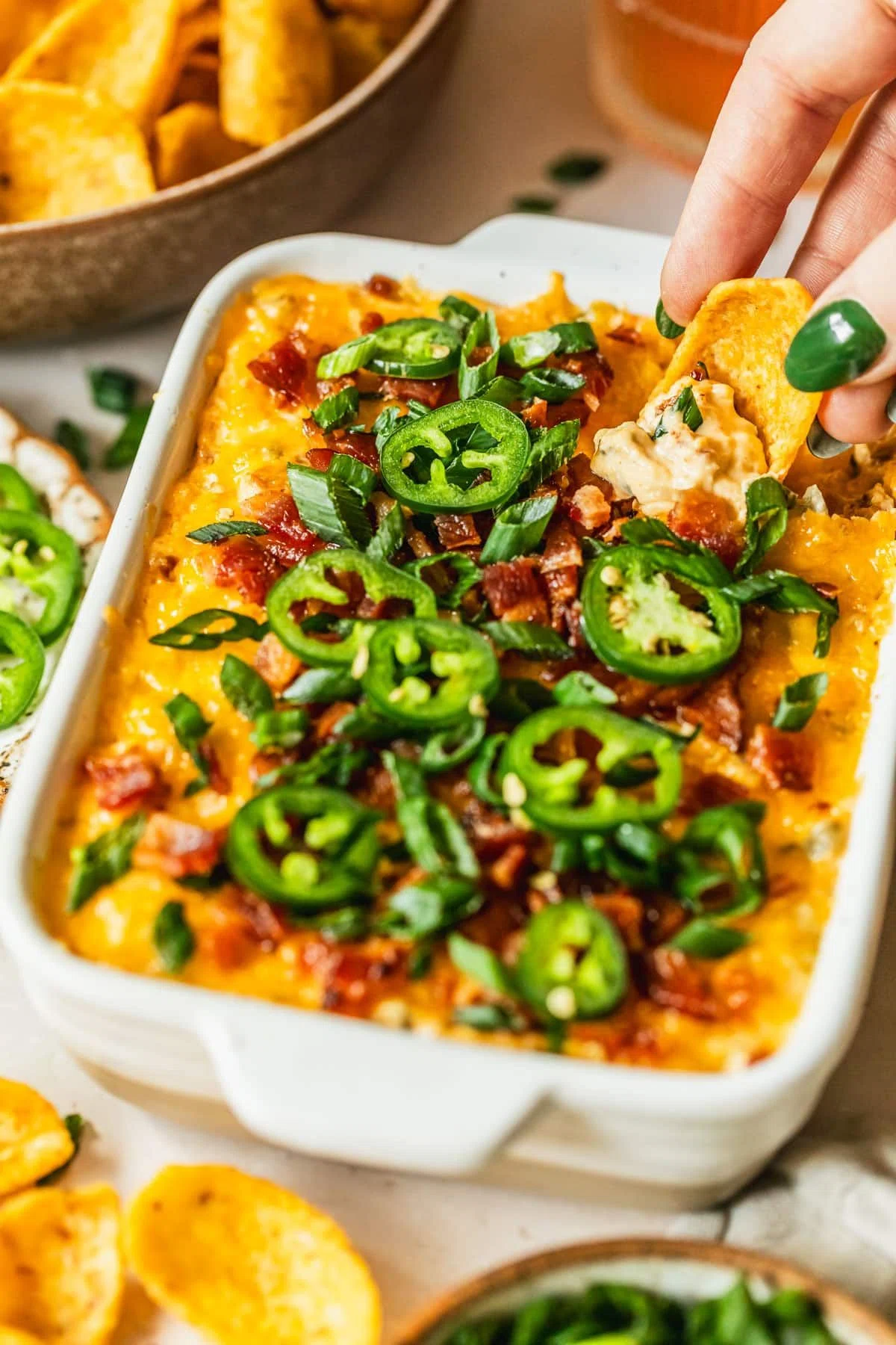 Slow Cooker Jalapeño Popper Dip with Bacon