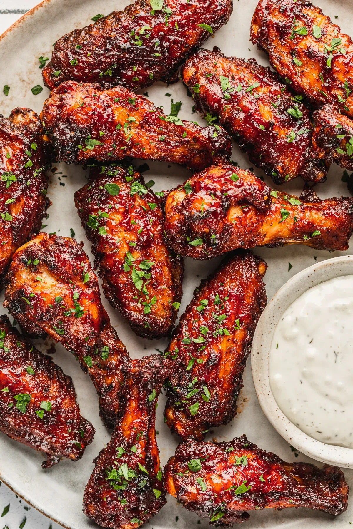Air-Fryer BBQ Chicken Wings