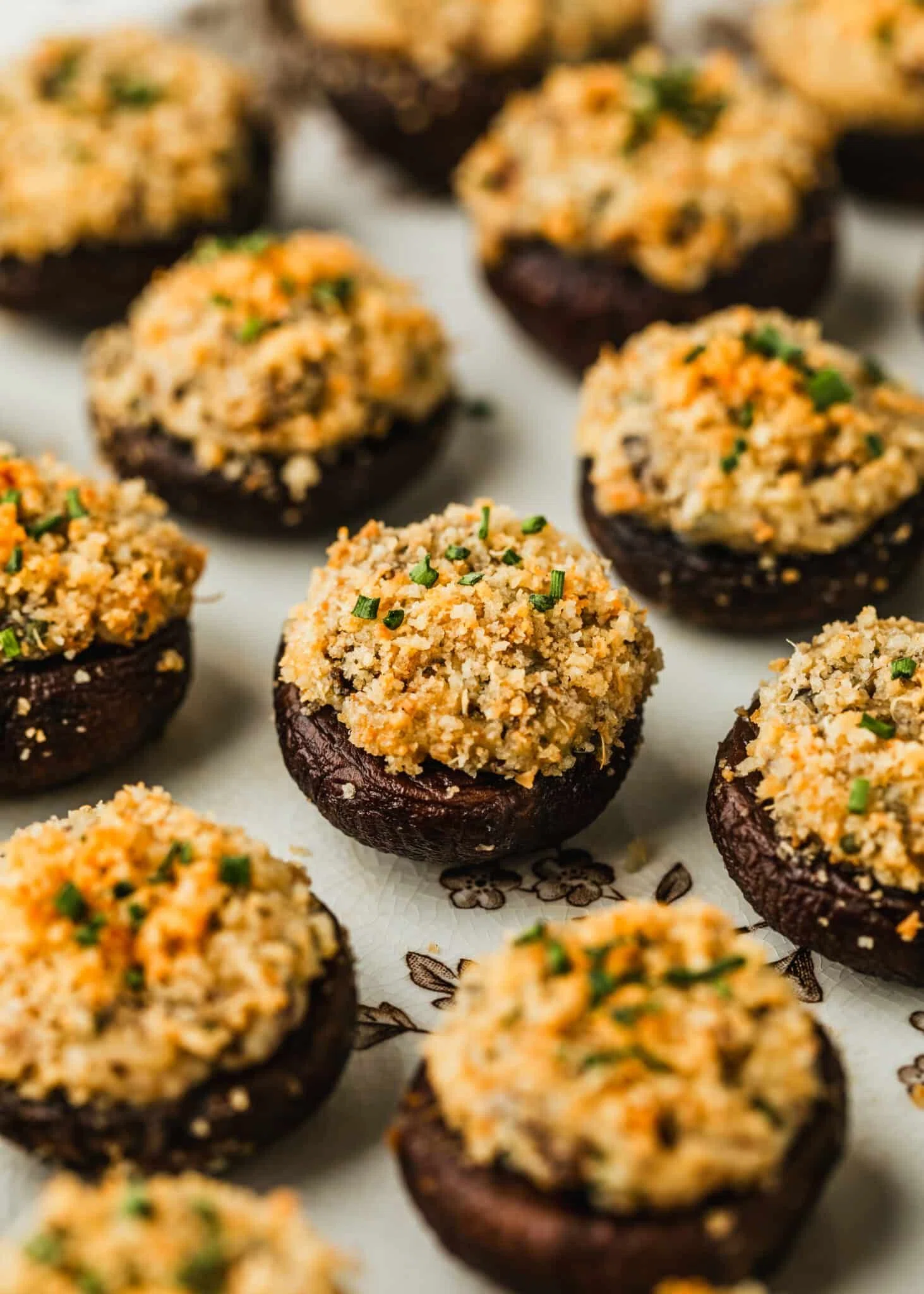 Savory Boursin Cheese Stuffed Mushrooms