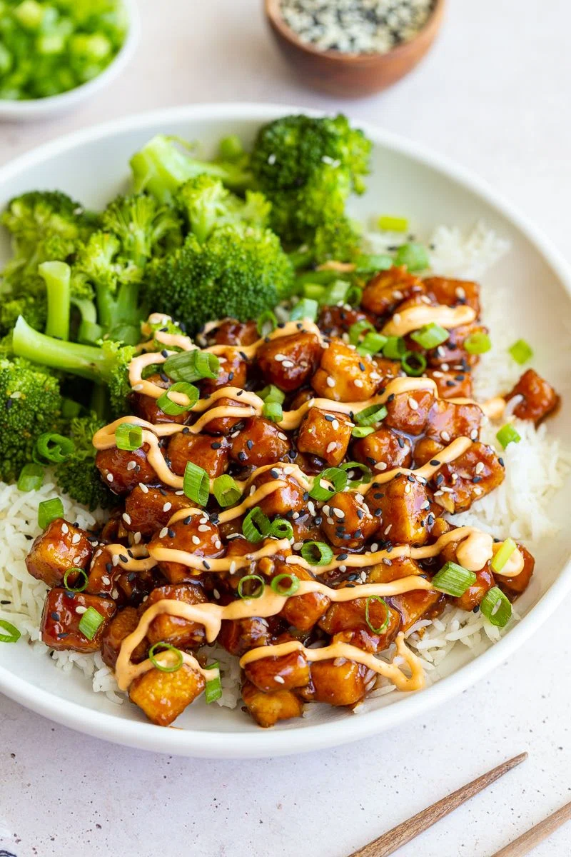 Honey Garlic Tofu