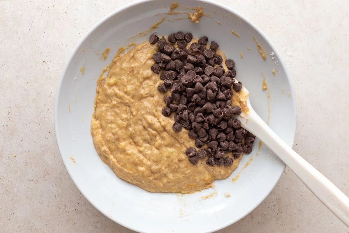 Chocolate Chip Vegan Muffins (with Banana)