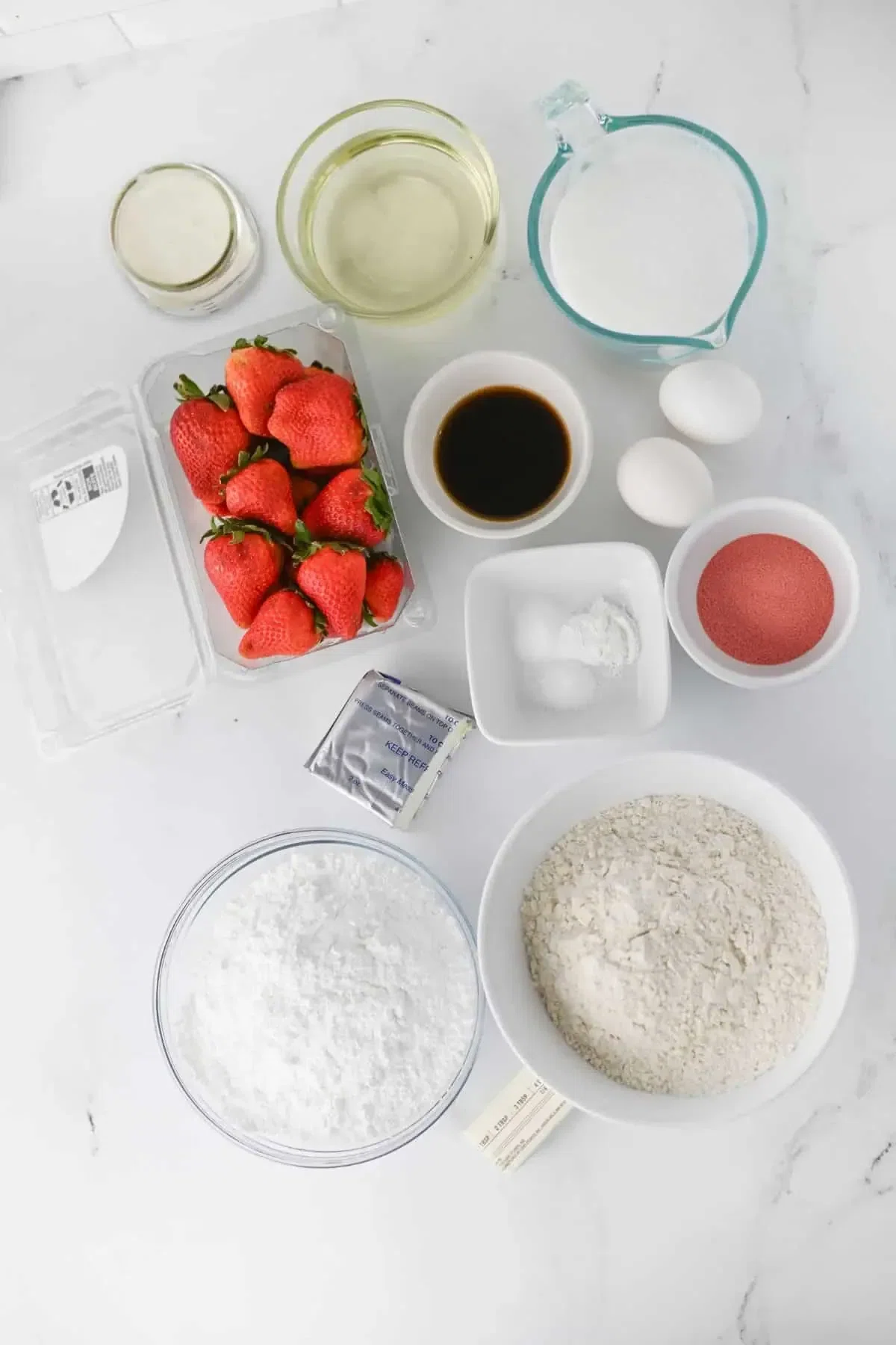 Homemade Strawberry Cake