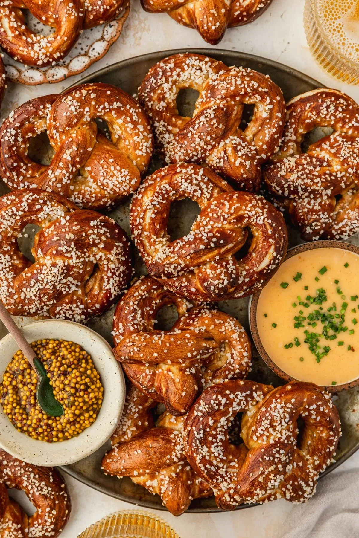 Buttery Mini Homemade Soft Pretzels