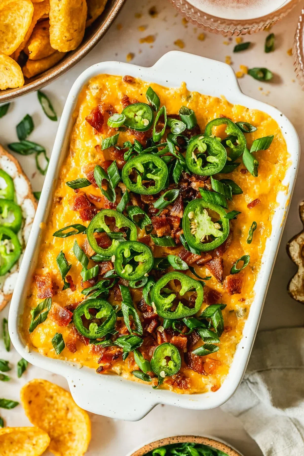 Slow Cooker Jalapeño Popper Dip with Bacon