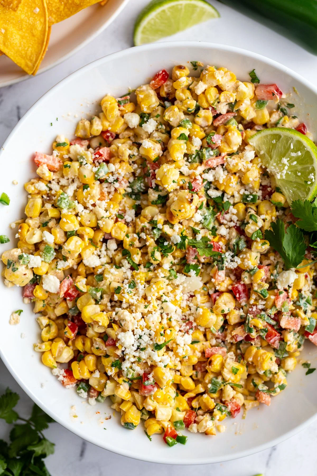 Mexican Street Corn Salad (Esquites)
