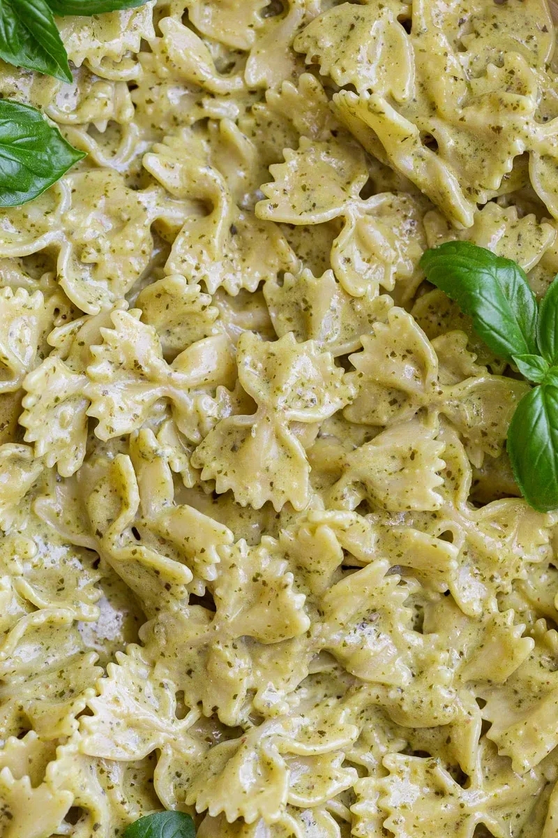 Pesto Cream Sauce (10 minutes!)