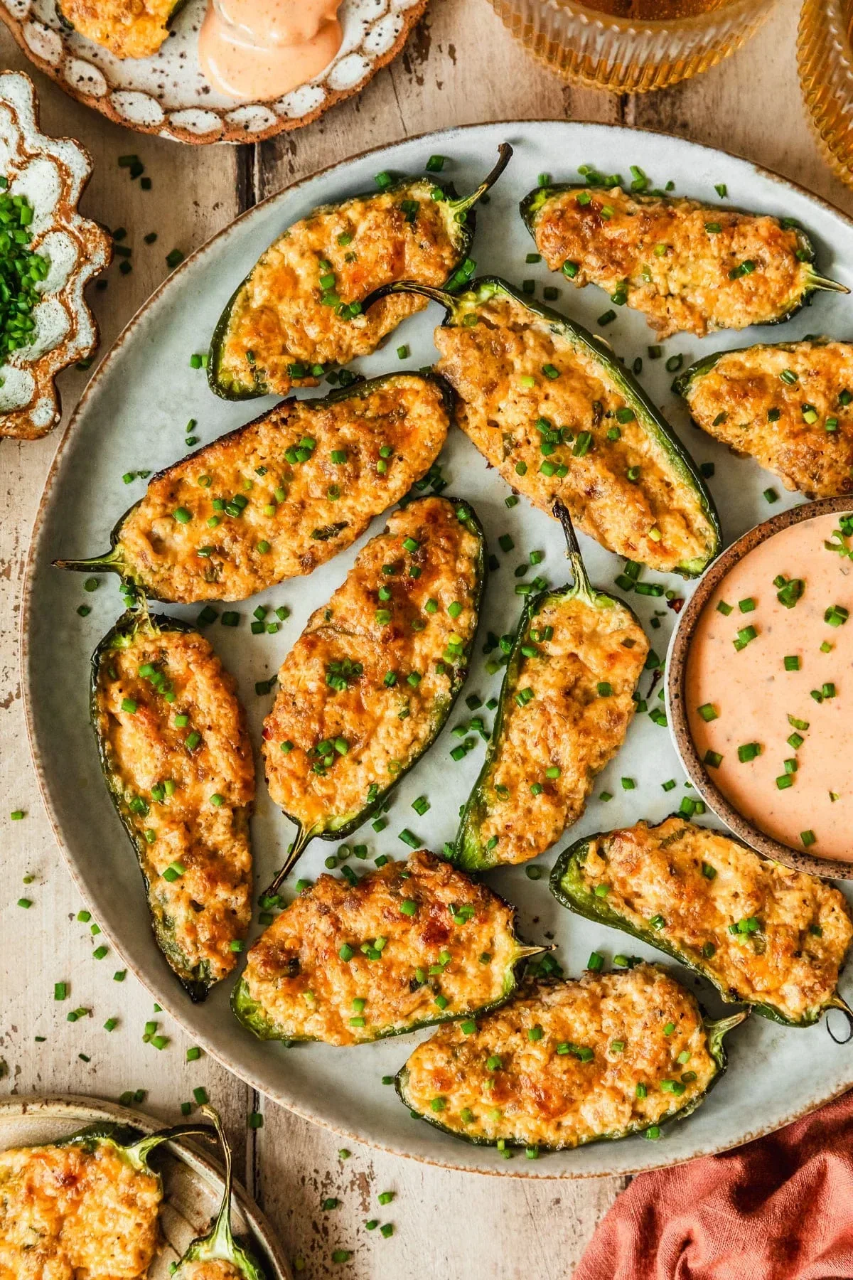 Cheesy Jalapeño Poppers with Sausage