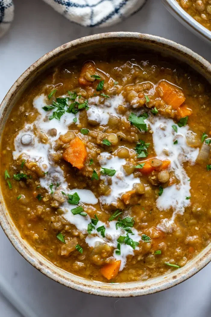 Easy Vegan Lentil Soup
