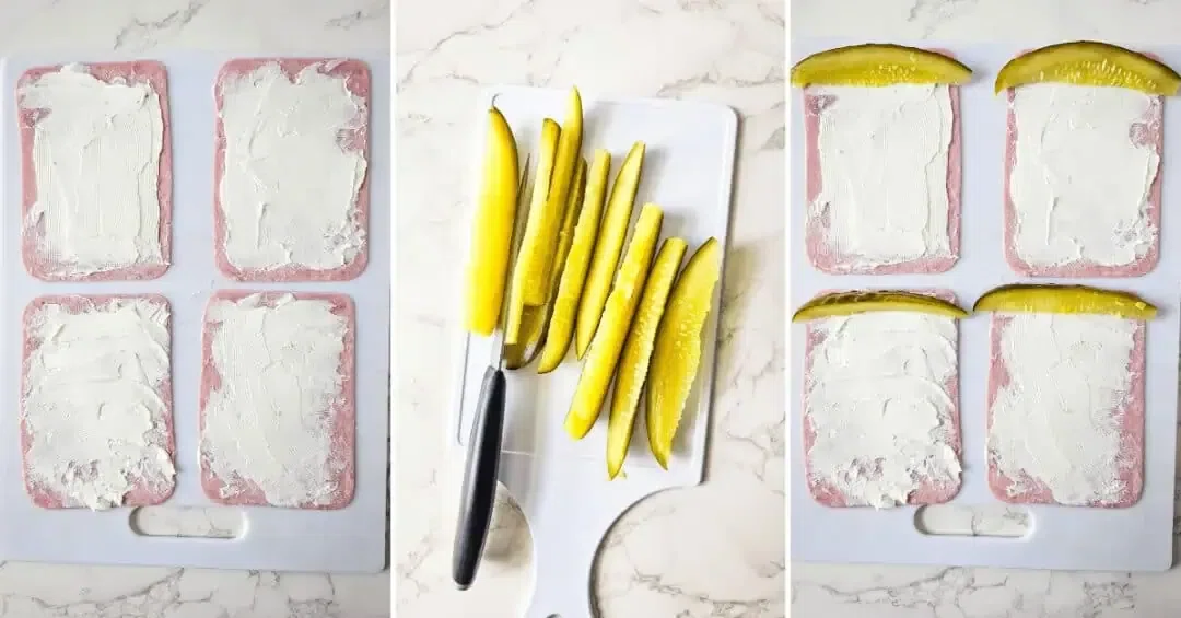 Ham and Pickle Roll Ups