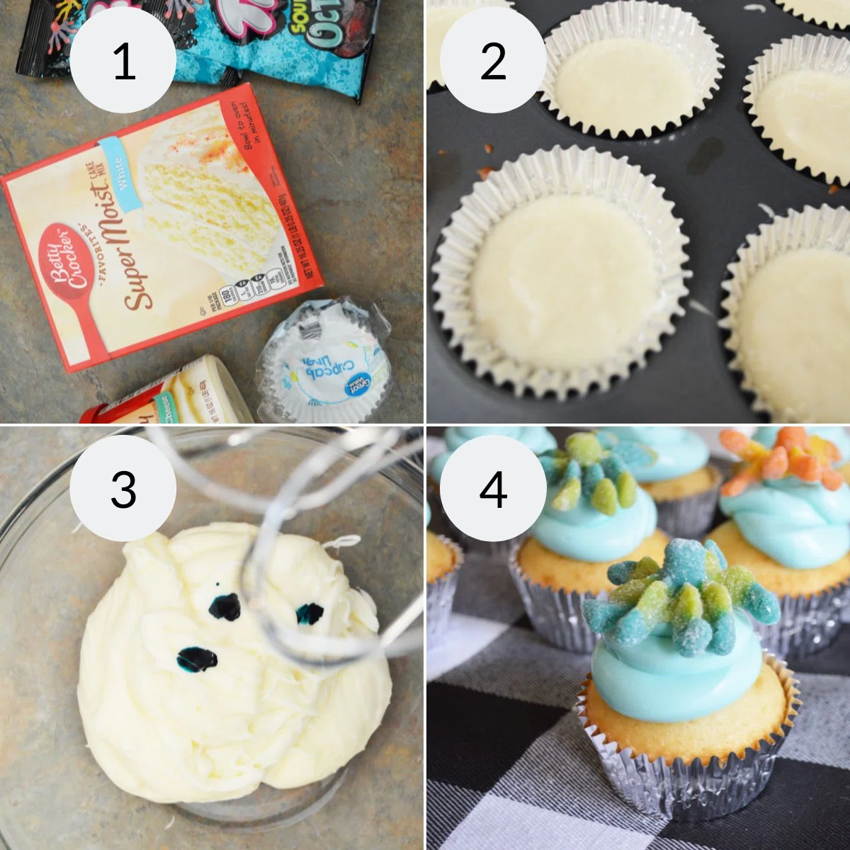Octopus Cupcakes