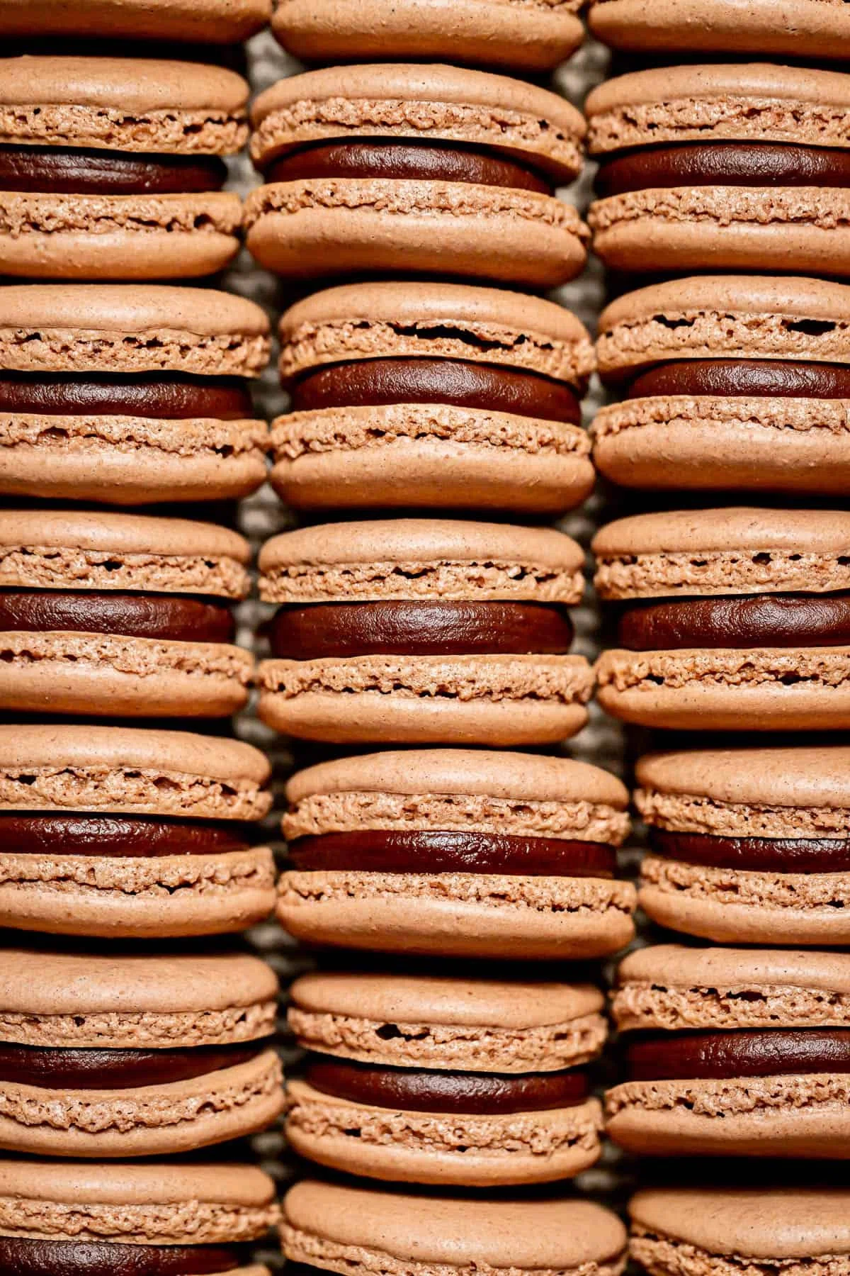 Double Chocolate Macarons
