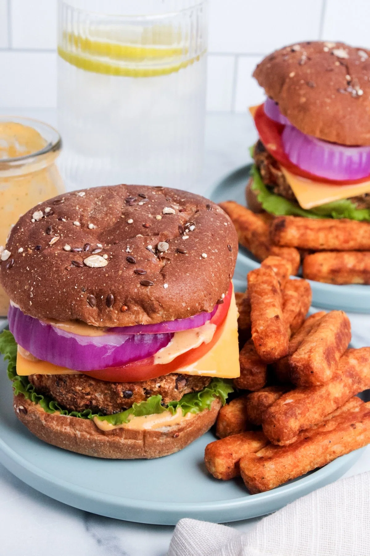 Chipotle Ranch Veggie Burgers