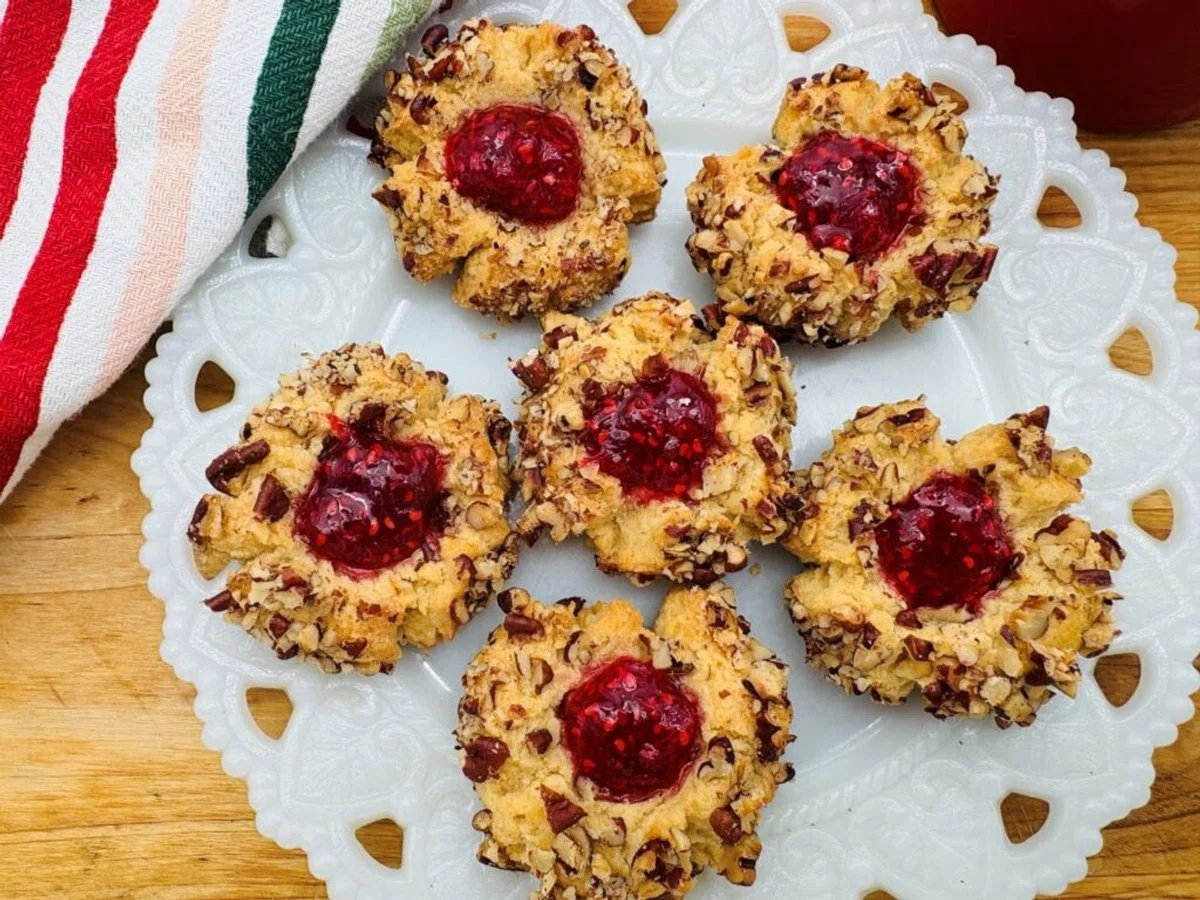 Jam Thumbprint Cookies