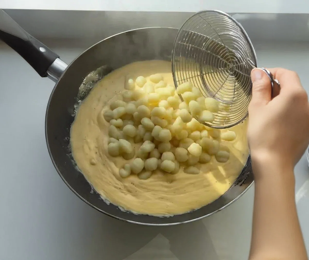 Gnocchi Mac & Cheese with Pancetta