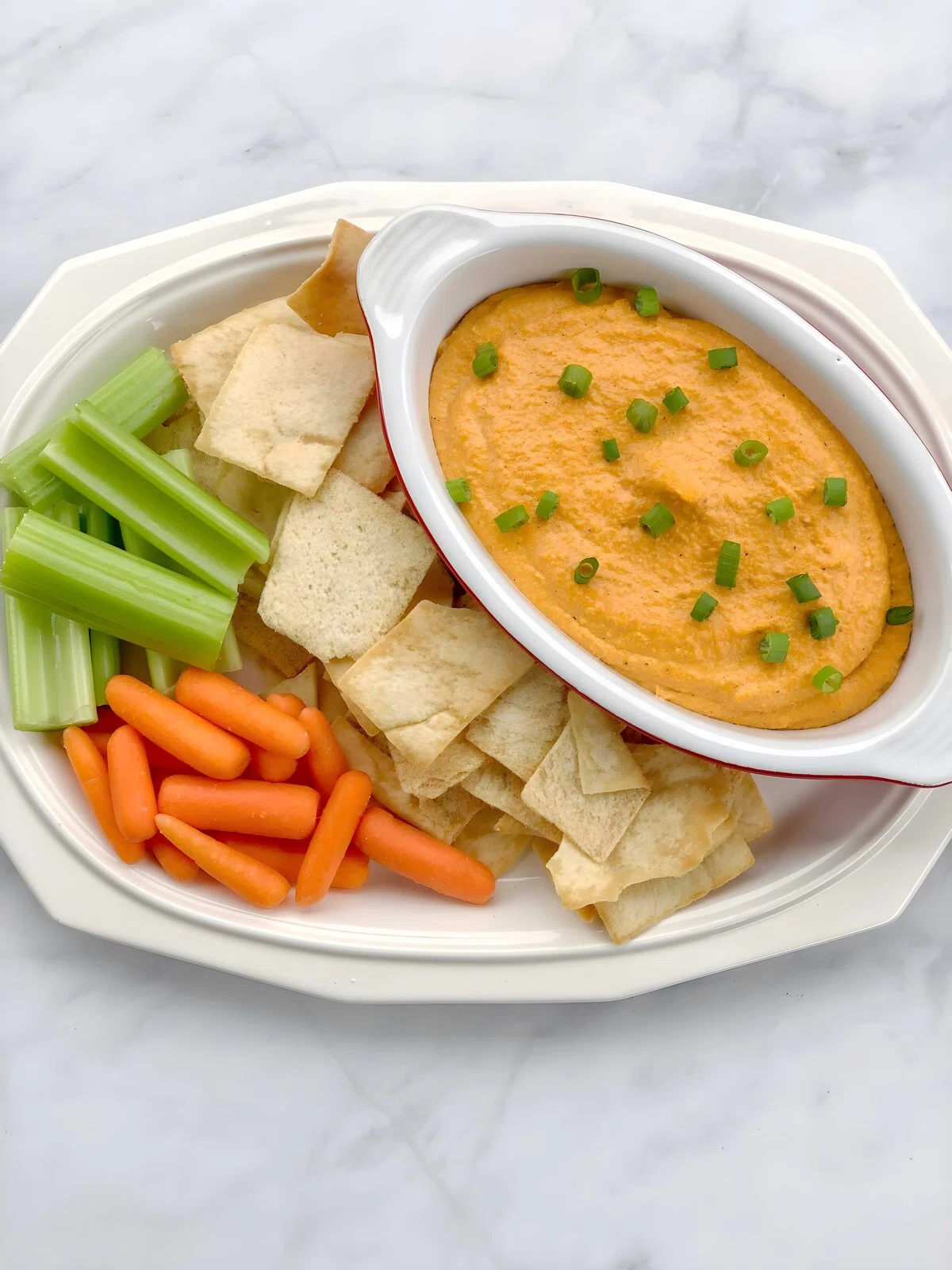 4-Ingredient Vegan Buffalo Dip
