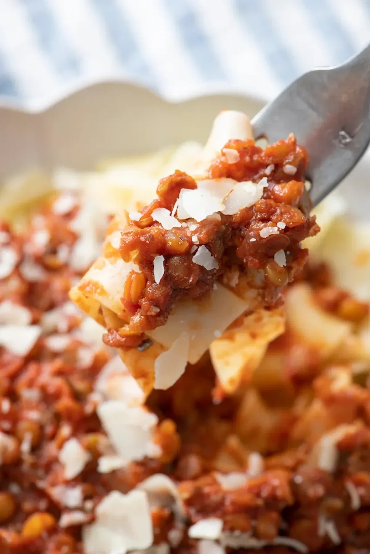 Lentil Mushroom Bolognese