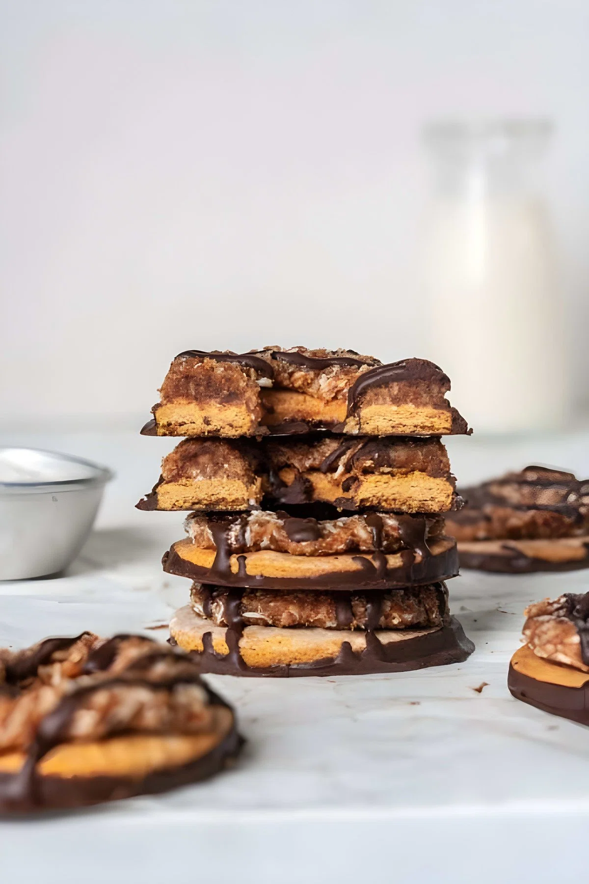 Paleo Gluten Free Samoa Cookies