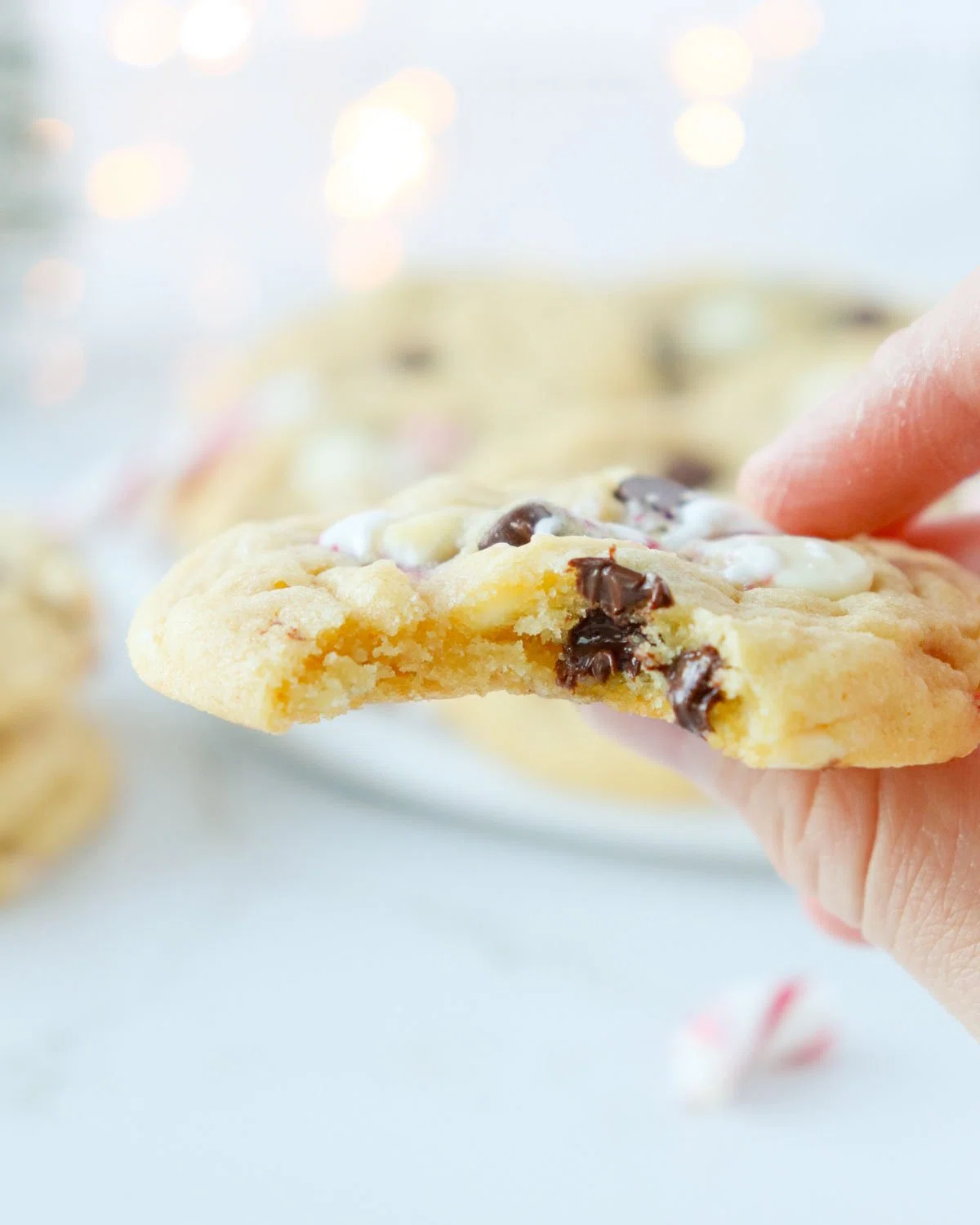Peppermint Chocolate Chip Cookies