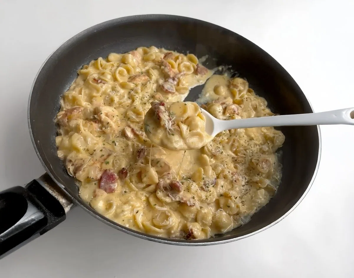 Chicken Bacon Ranch Orecchiette Pasta