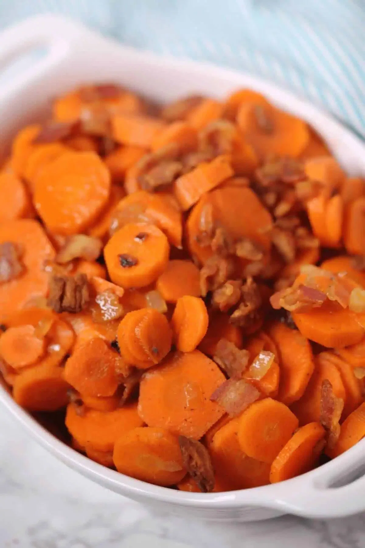 Brown Sugar Carrots with Bacon