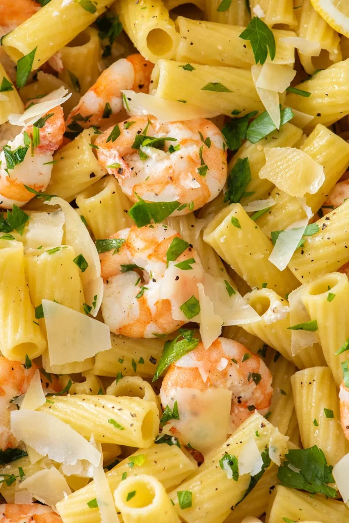 Lemon Shrimp Pasta