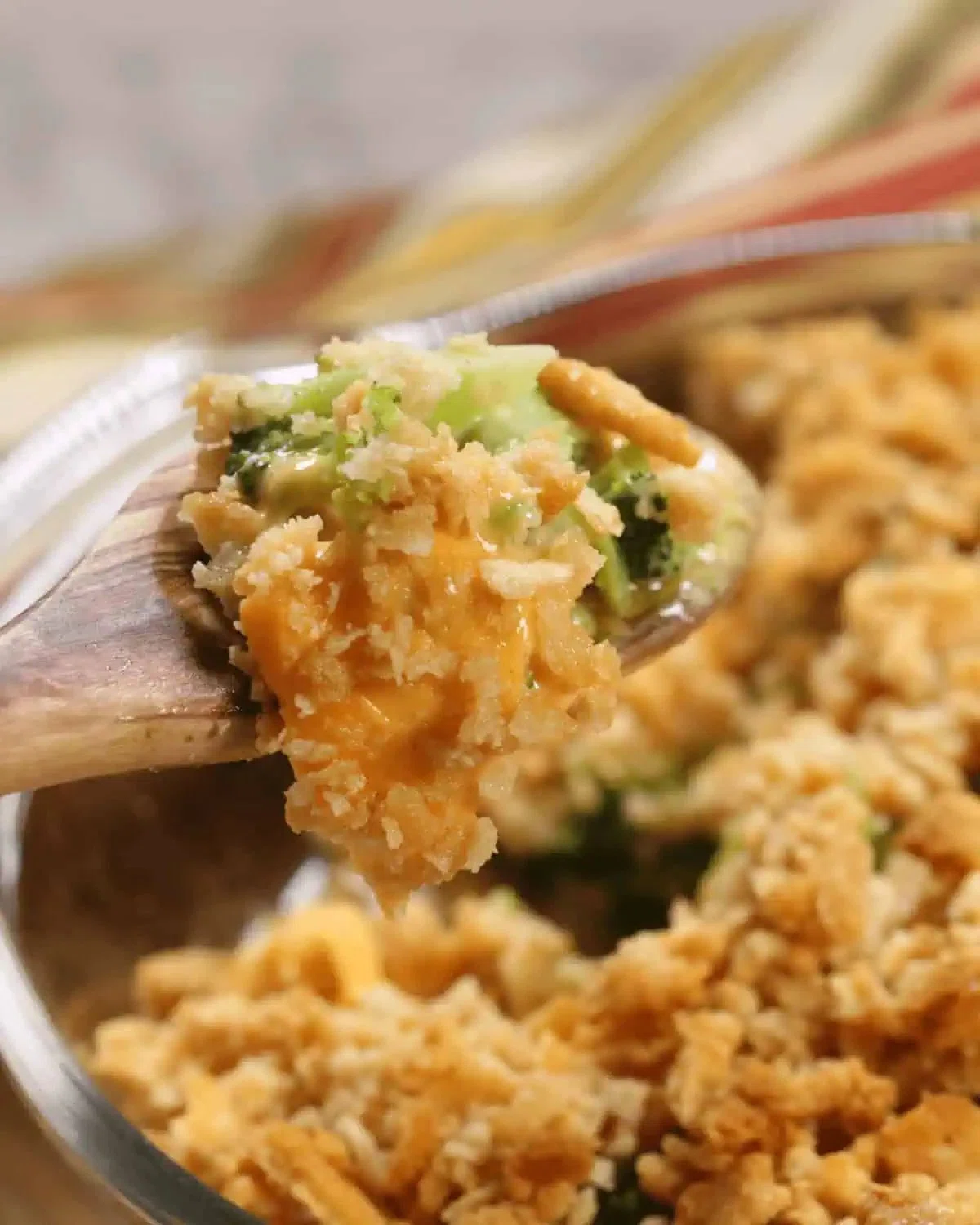 Velveeta Broccoli Casserole with Ritz Crackers