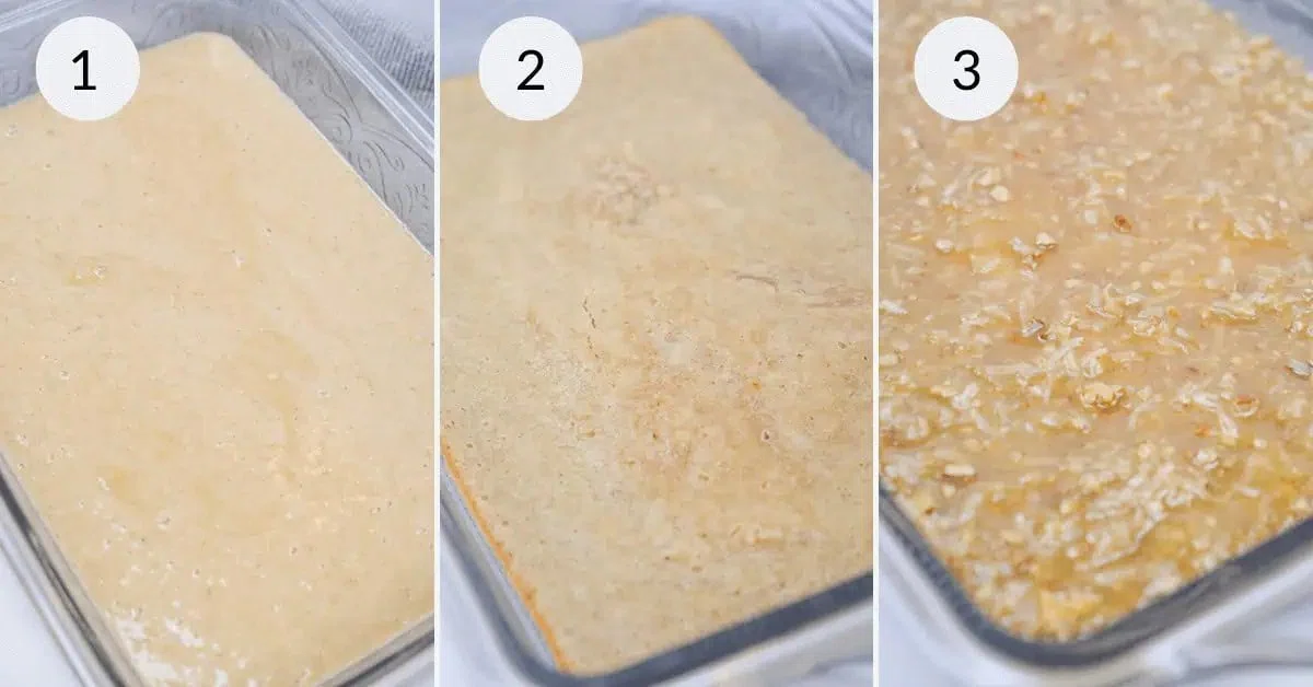 Vintage Oatmeal Cake with Coconut Frosting Recipe