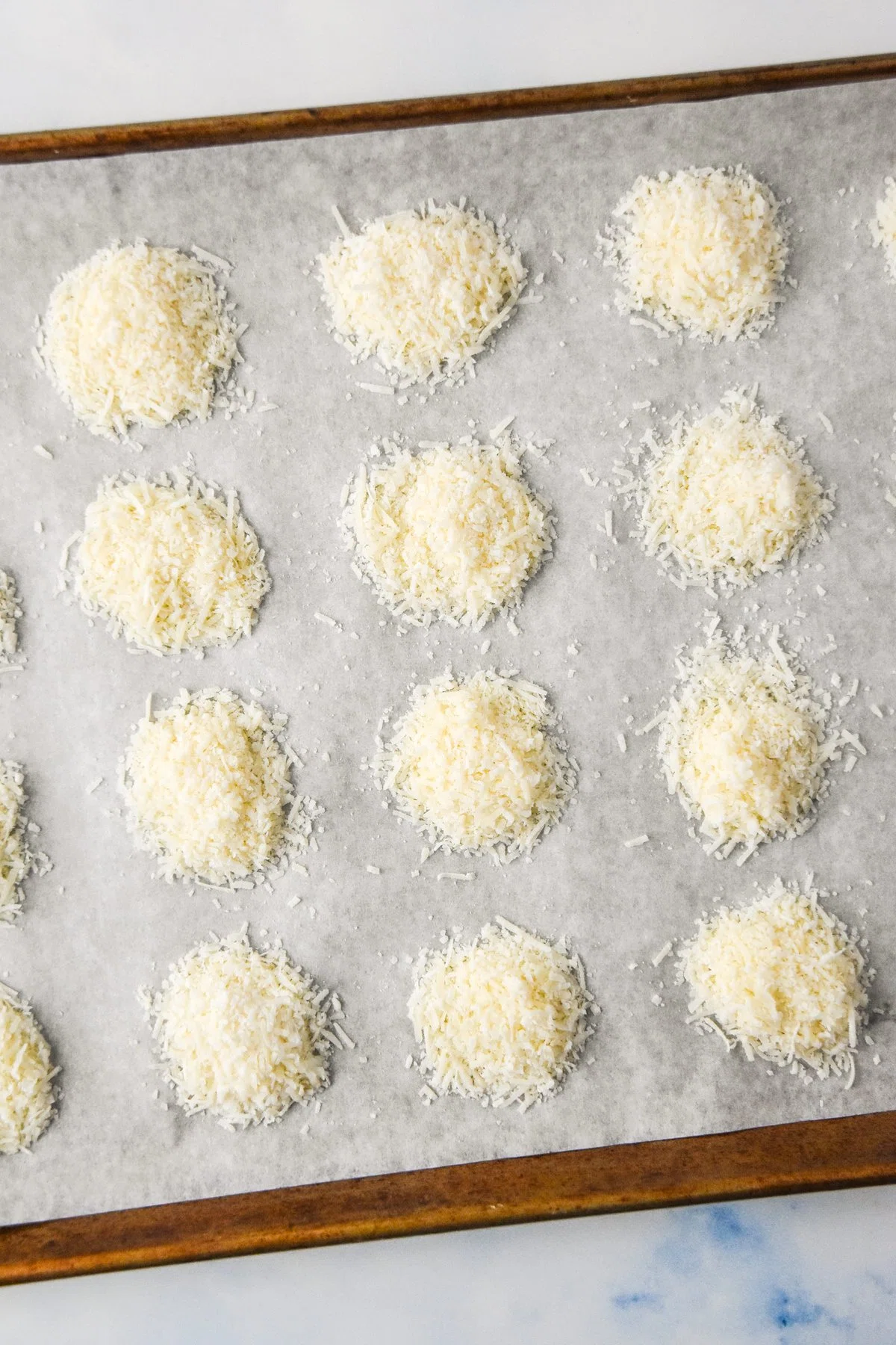 Baked Parmesan Crisps