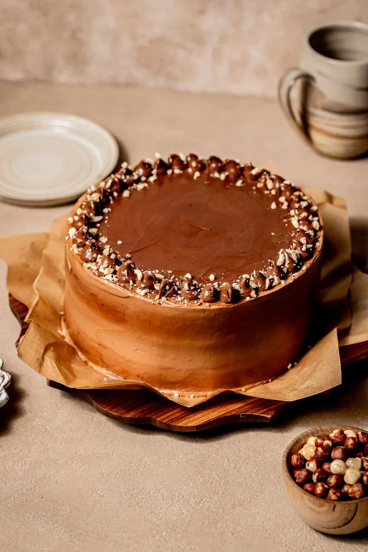 Banana Nutella Cake