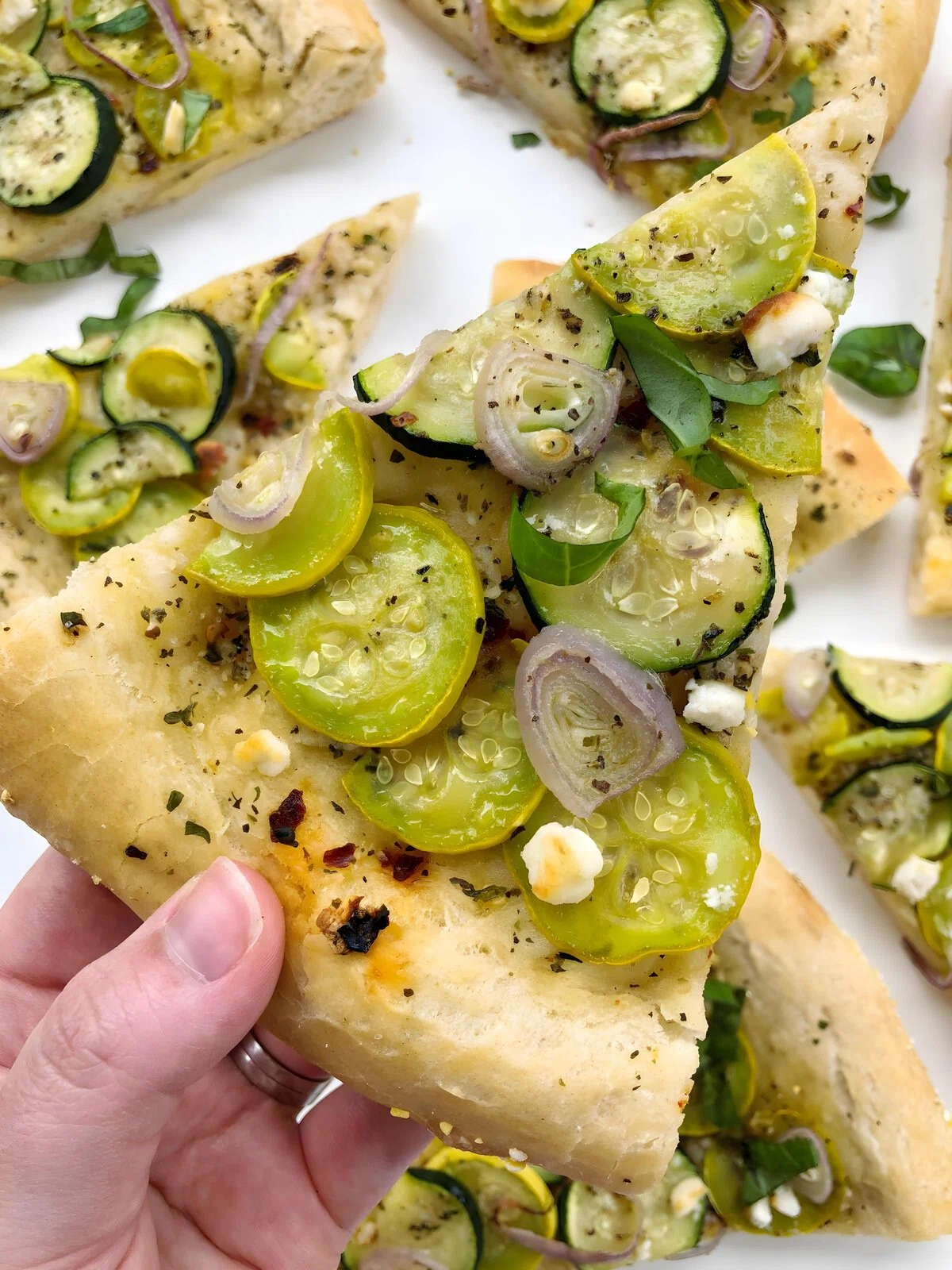 Summer Squash Pizza