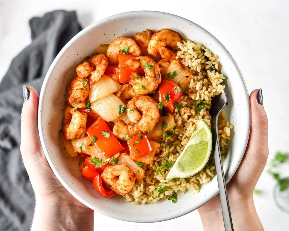Easy Air Fryer Shrimp & Vegetables
