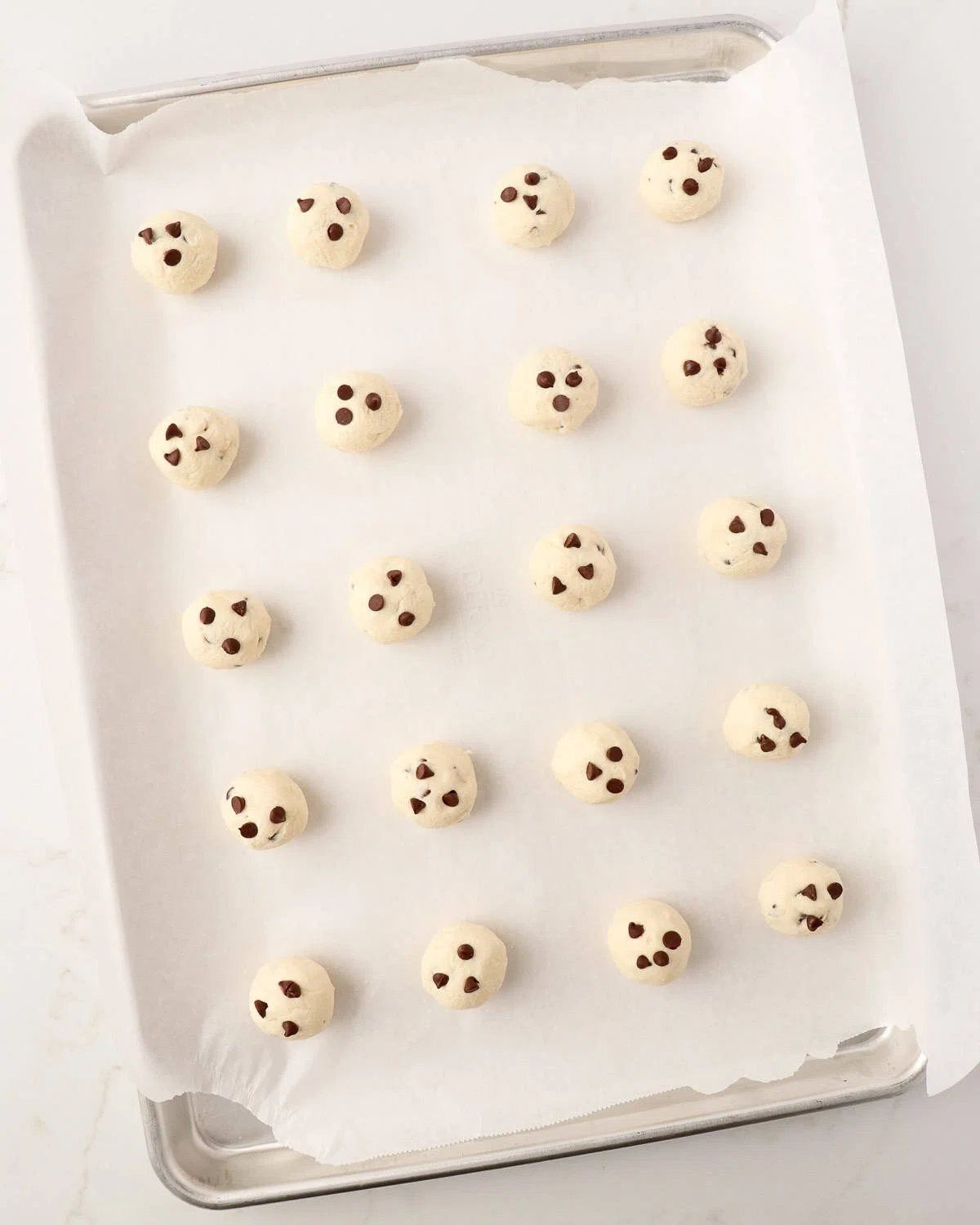 Chocolate Chip Shortbread Cookies
