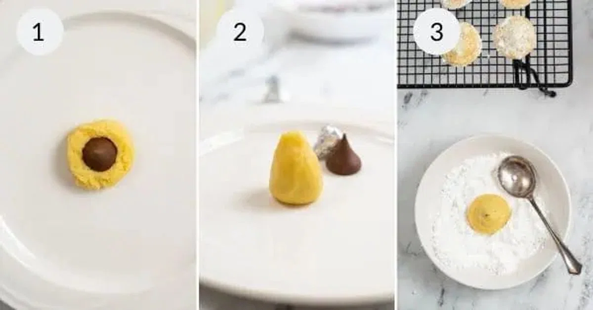 Hershey Kiss Sugar Cookies