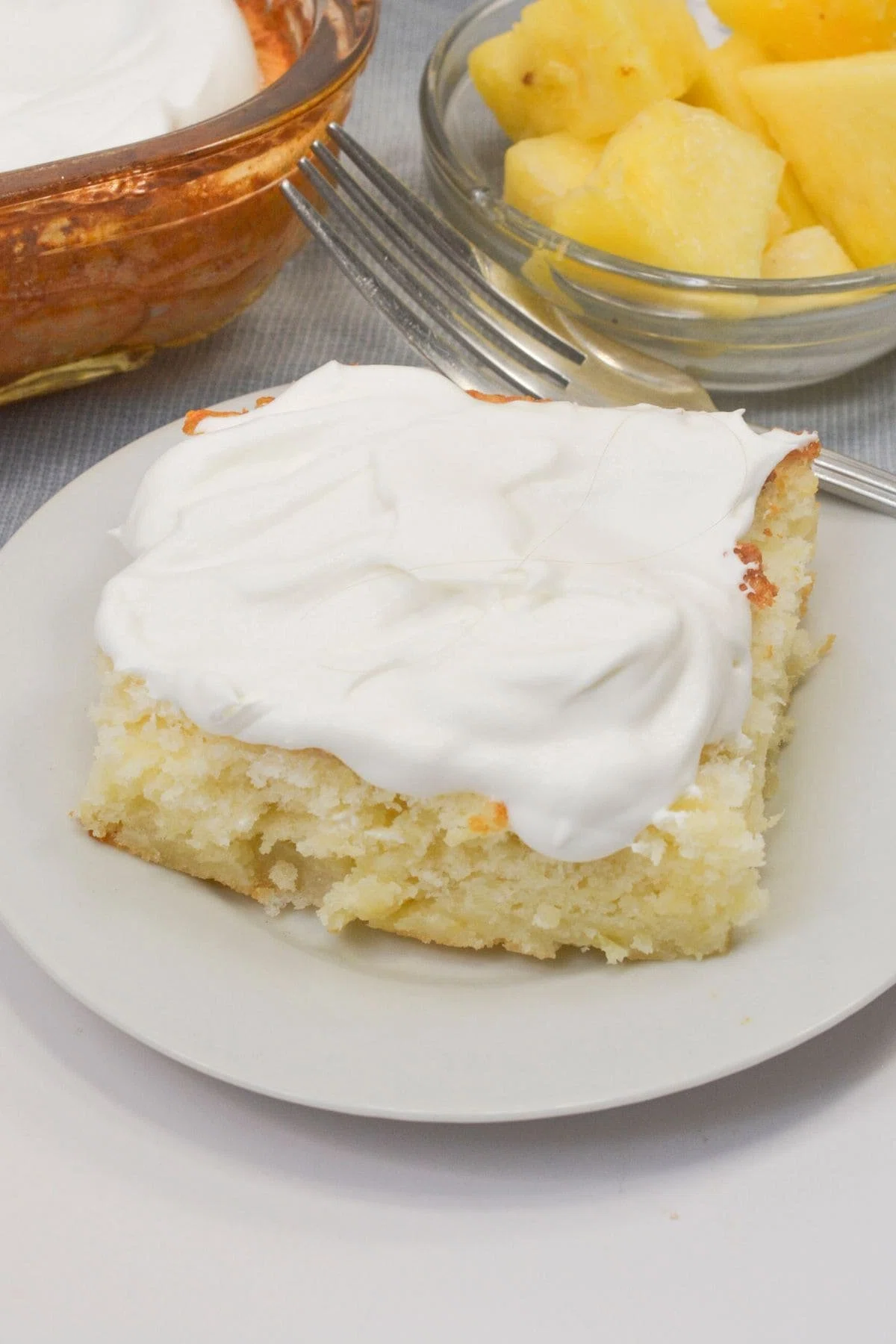 Angel Food Cake with Pineapple