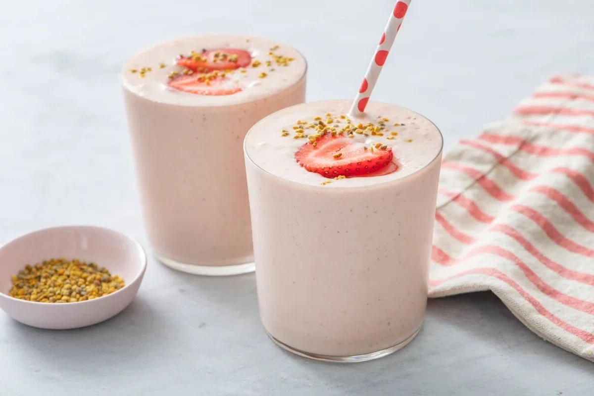 Strawberry Peach Smoothie