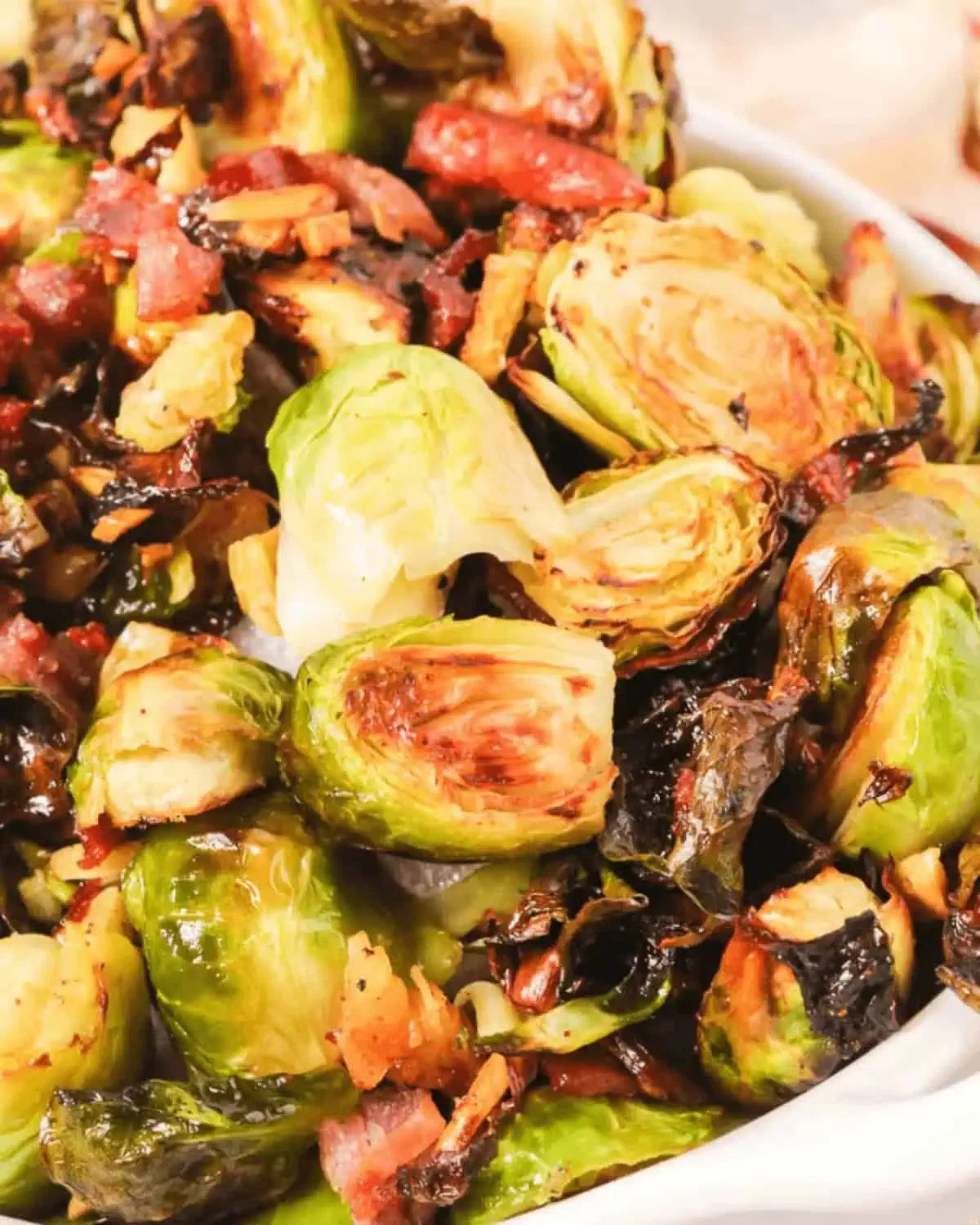Crispy Brussel Sprouts Recipe with Prosciutto