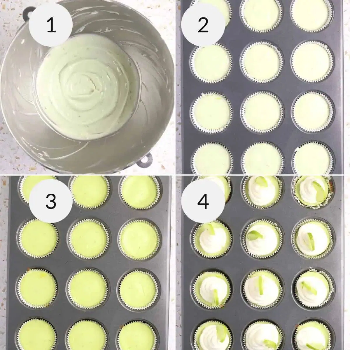 Mini Key Lime Cheesecake