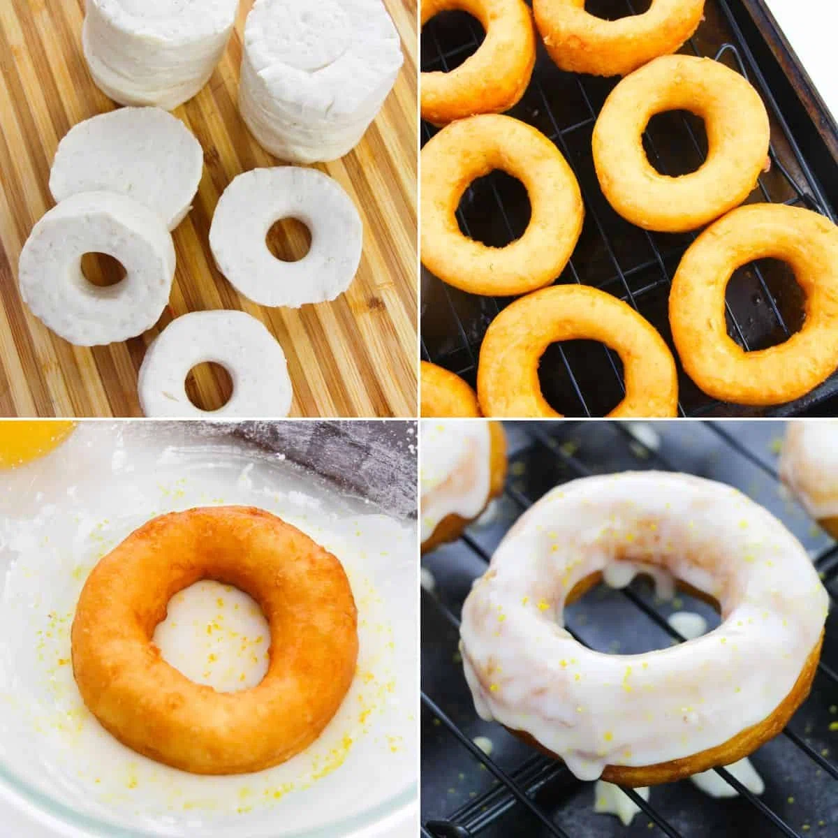 Glazed Lemon Donuts