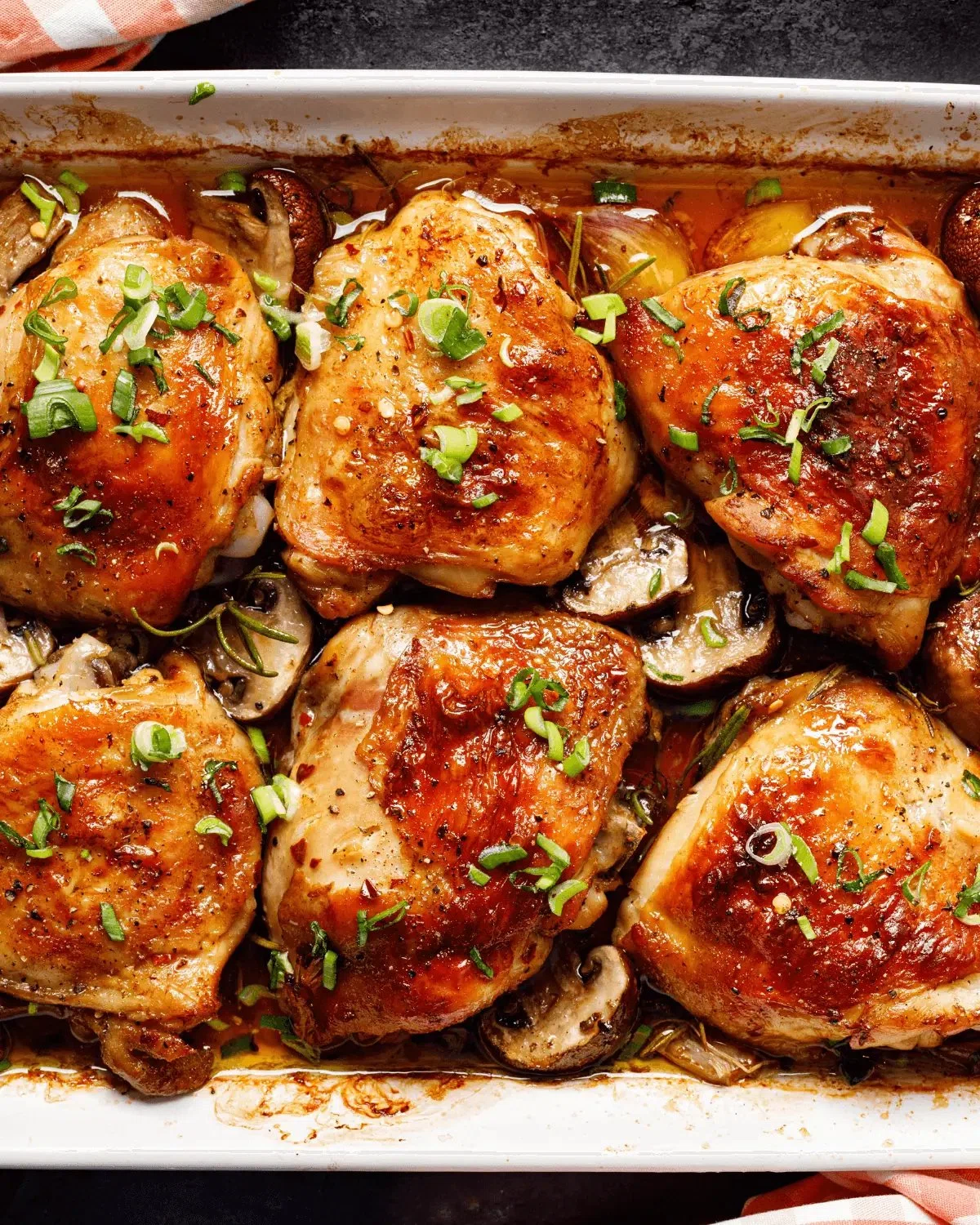 Honey Garlic Chicken Thighs