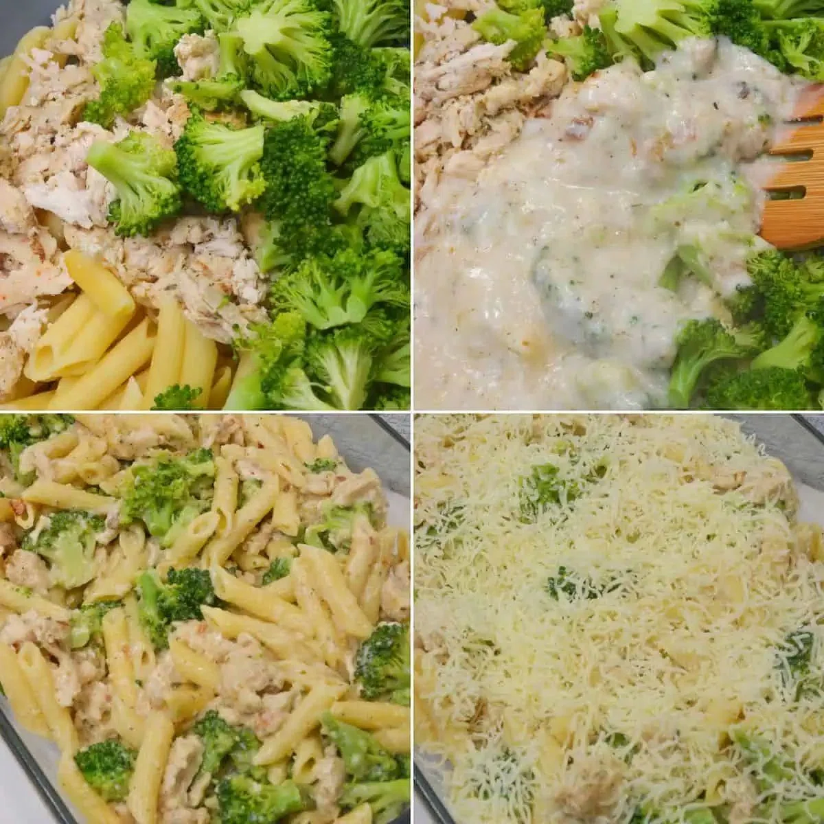 Baked Chicken and Broccoli Alfredo