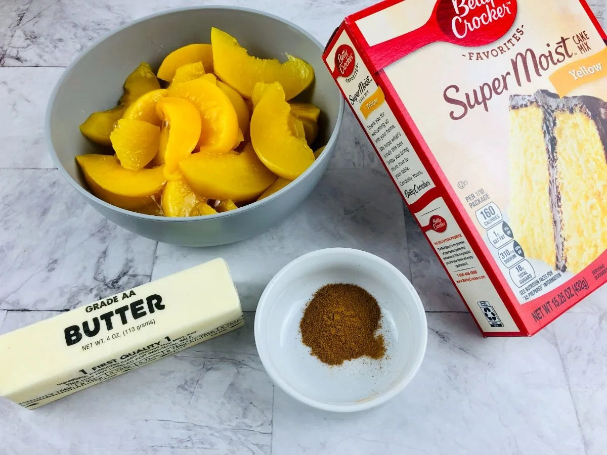 Peach Cobbler Cake