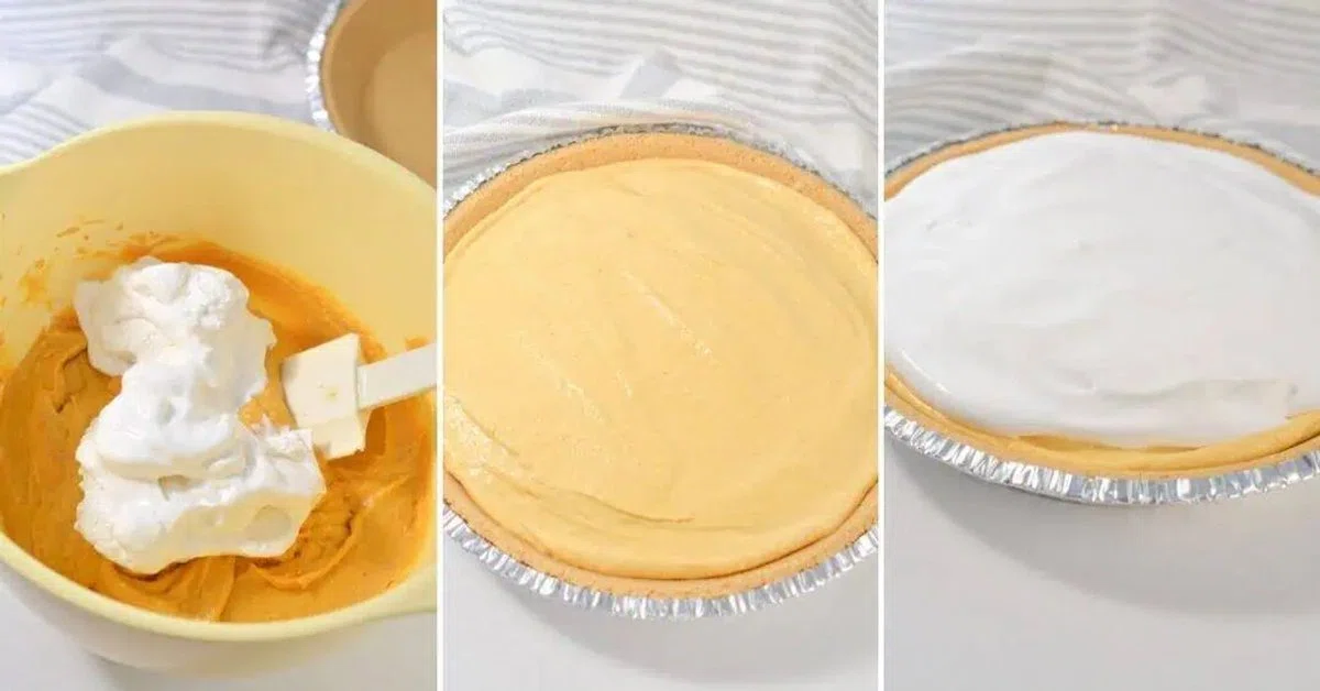 No Bake Pumpkin Cheesecake Pie