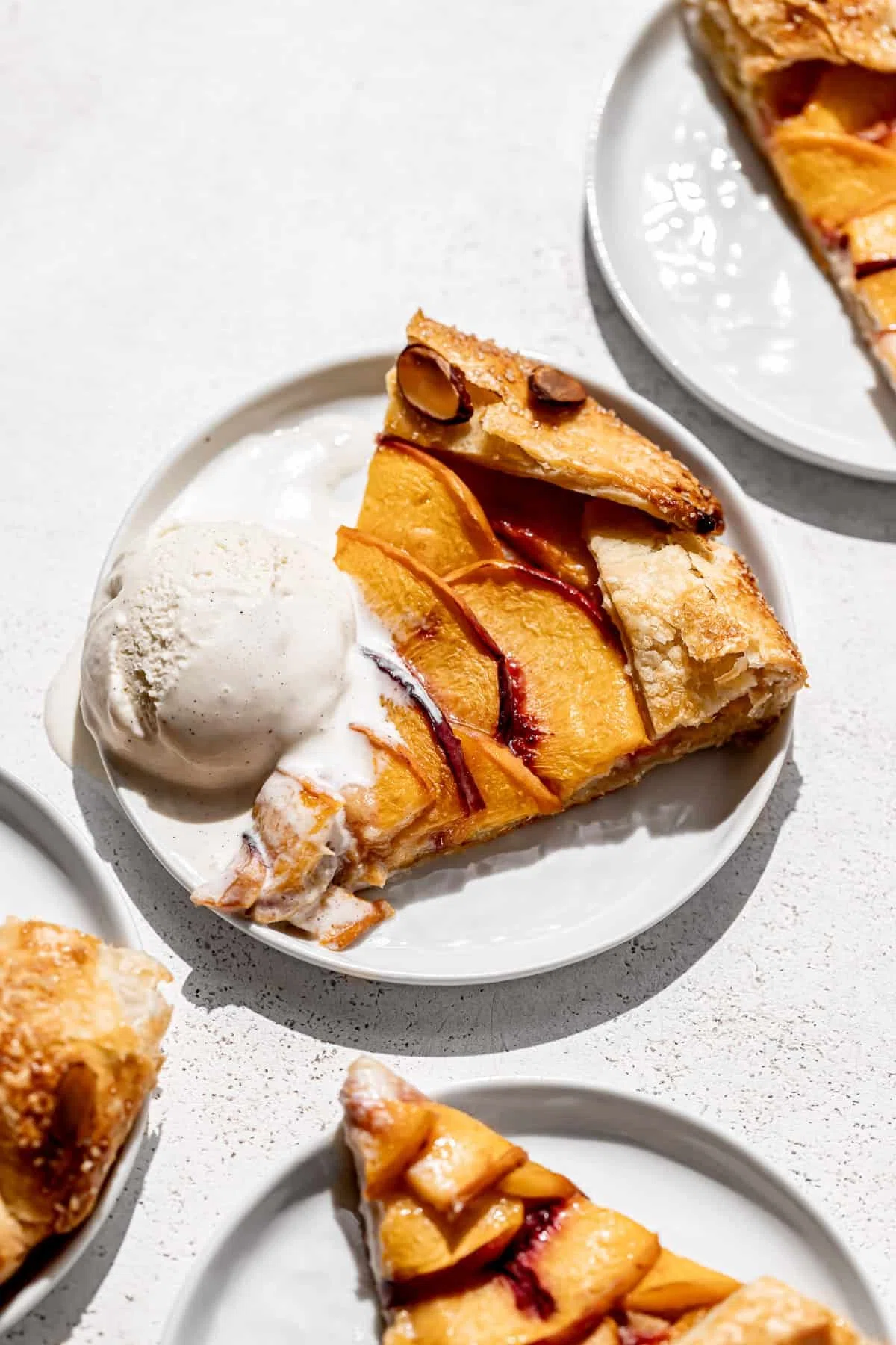 Almond Peach Galette