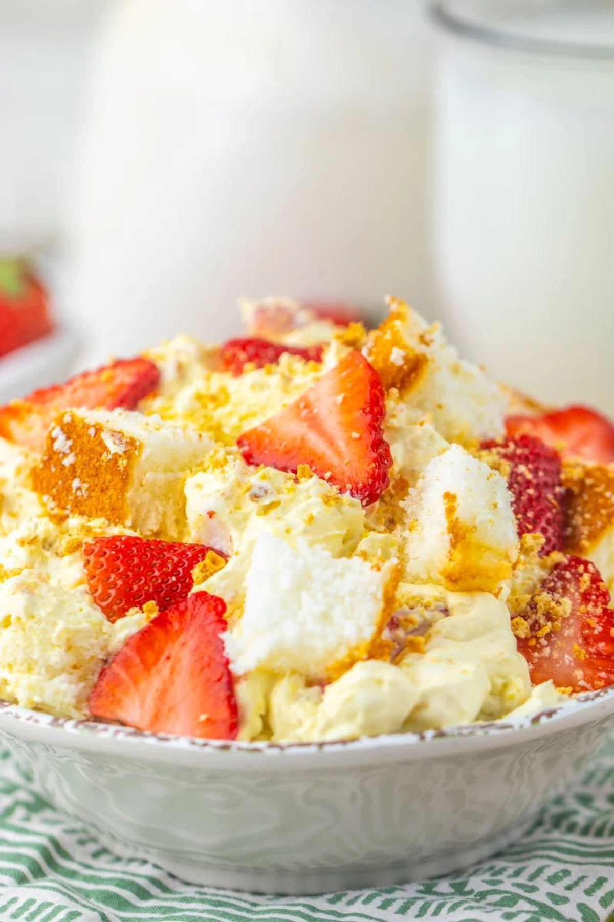 Strawberry Shortcake Fluff Salad