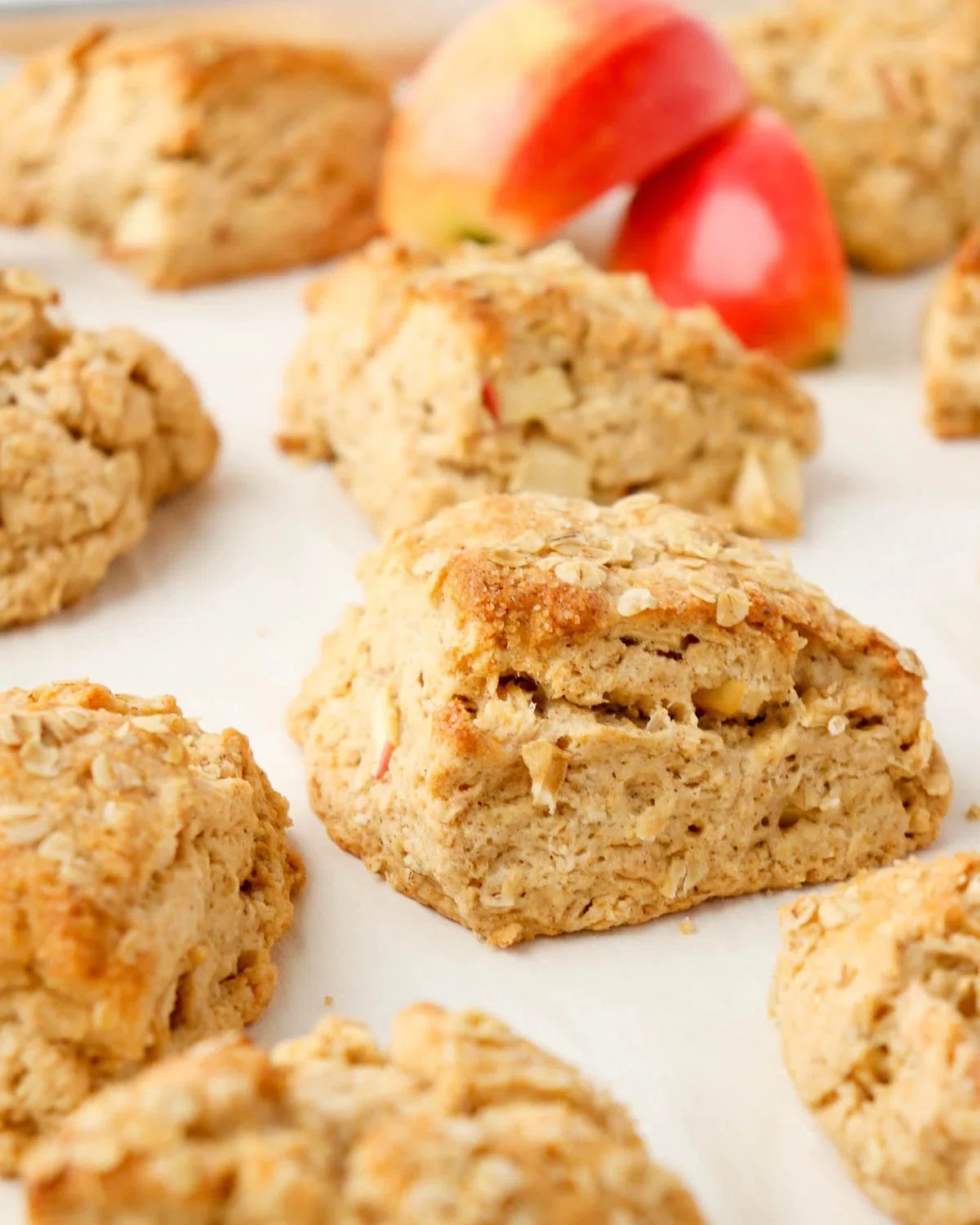 Apple Cinnamon Oatmeal Scones