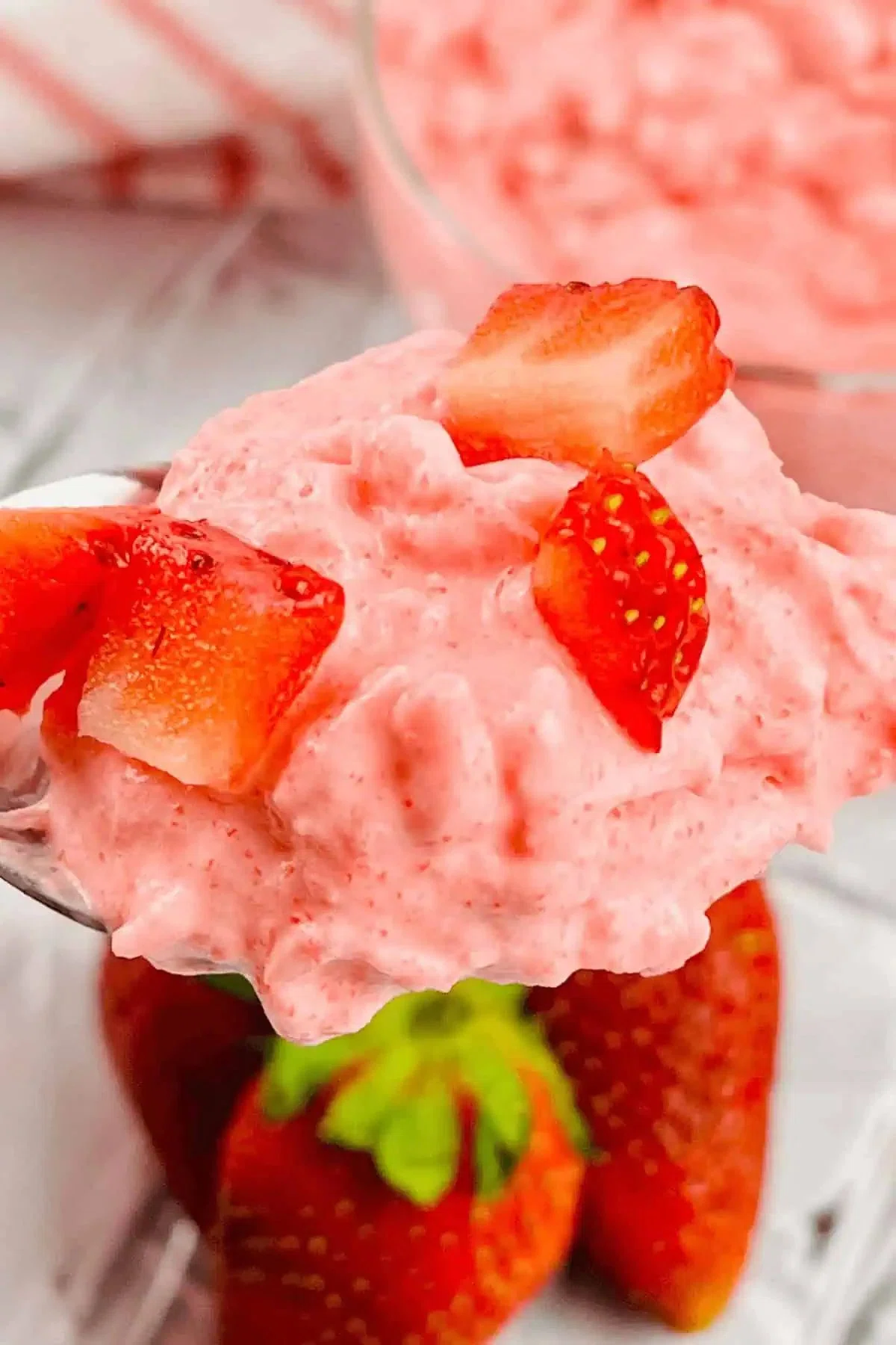 Strawberry Cottage Cheese Jello Salad