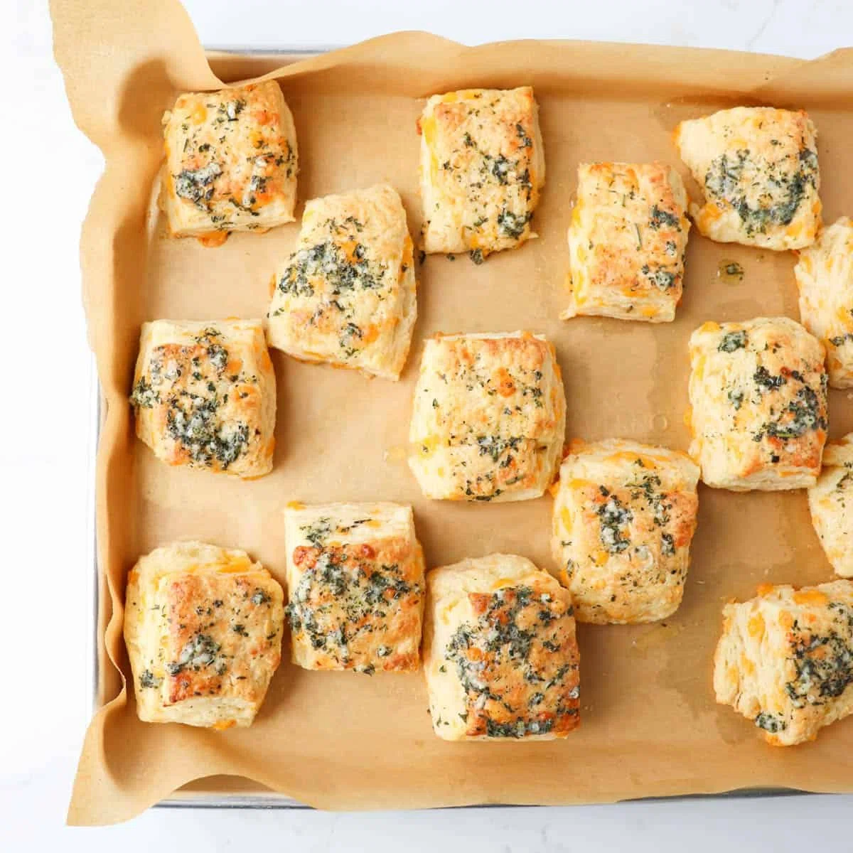 Cheddar Garlic Butter Biscuits