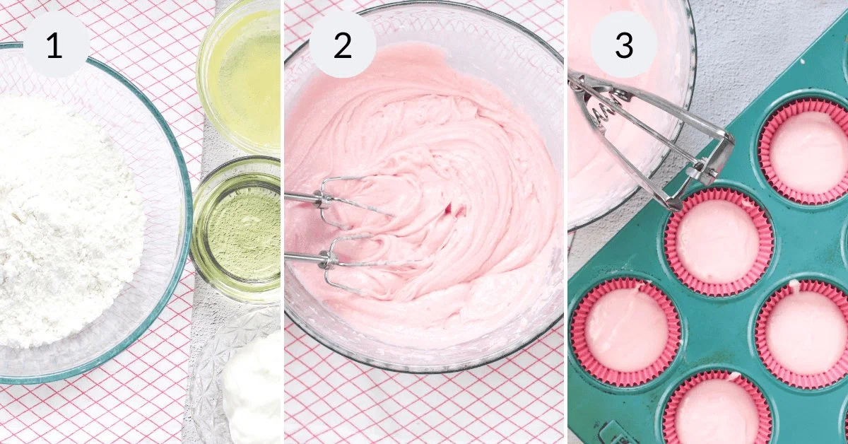 Strawberries and Cream Cupcakes
